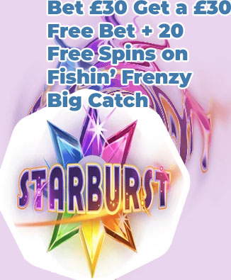 Grosvenor casino 20 free spins on starburst
